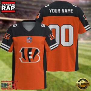 NFL Cincinnati Bengals New Logo 2025 Custom Football Jersey