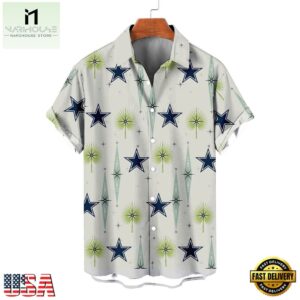 NFL Dallas Cowboys Football Team Logo Funny Aloha Hawaiian Shirt