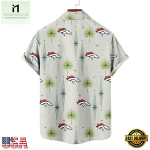 NFL Denver Broncos Football Team Logo Funny Aloha Hawaiian Shirt