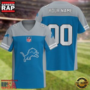 NFL Detroit Lions New Logo 2025 Custom Football Jersey