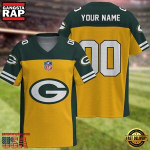 NFL Green Bay Packers New Logo 2025 Custom Football Jersey