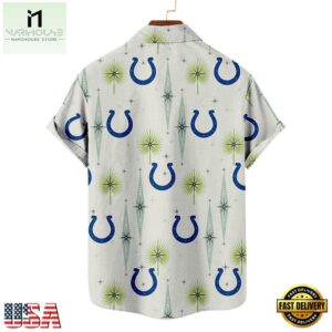 NFL Indianapolis Colts Football Team Logo Funny Aloha Hawaiian Shirt