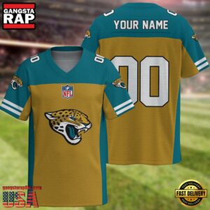 NFL Jacksonville Jaguars New Logo 2025 Custom Football Jersey