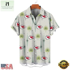 NFL Kansas City Chiefs Football Team Logo Funny Aloha Hawaiian Shirt