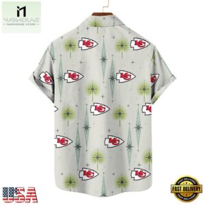 NFL Kansas City Chiefs Football Team Logo Funny Aloha Hawaiian Shirt