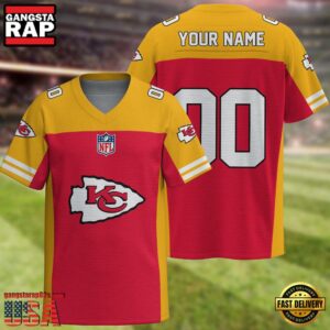 NFL Kansas City Chiefs New Logo 2025 Custom Football Jersey