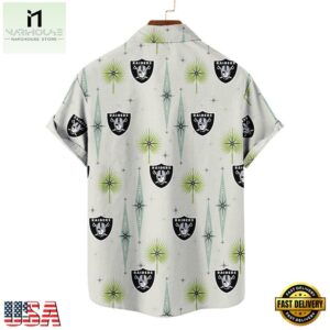 NFL Las Vegas Raiders Football Team Logo Funny Aloha Hawaiian Shirt