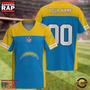 NFL Los Angeles Chargers New Logo 2025 Custom Football Jersey