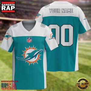 NFL Miami Dolphins New Logo 2025 Custom Football Jersey