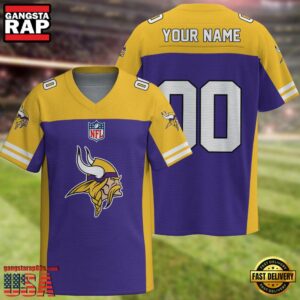 NFL Minnesota Vikings New Logo 2025 Custom Football Jersey