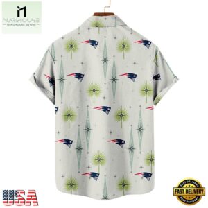 NFL New England Patriots Football Team Logo Funny Aloha Hawaiian Shirt