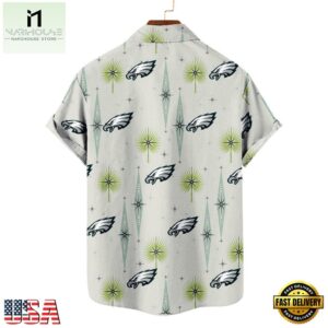NFL Philadelphia Eagles Football Team Logo Funny Aloha Hawaiian Shirt