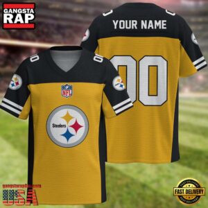NFL Pittsburgh Steelers New Logo 2025 Custom Football Jersey