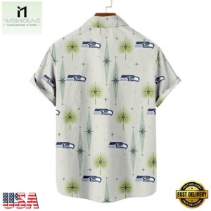 NFL Seattle Seahawks Football Team Logo Funny Aloha Hawaiian Shirt