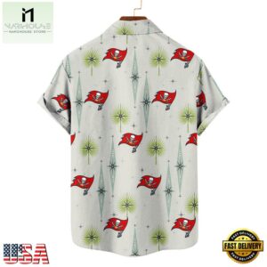 NFL Tampa Bay Buccaneers Football Team Logo Funny Aloha Hawaiian Shirt