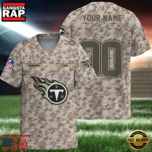 NFL Tennessee Titans Military Appreciation Day Custom Football Jersey