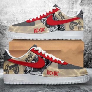 ACDC Band Vintage Gunner Air Force 1 Sneaker