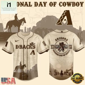 Arizona Diamondbacks MLB x National Day Of Cowboy Baseball Jersey For Fans