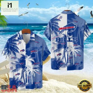 Buffalo Bills Hawaiian Shirt, NFL Resort wear