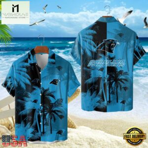 Carolina Panthers Hawaiian Shirt, NFL Resort wear