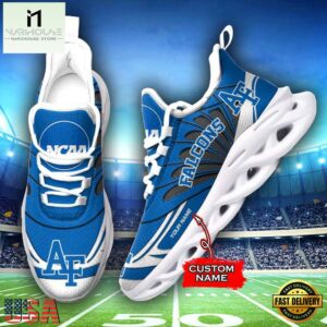 Custom Name Air Force Falcons Team Sport Max Soul Shoes For Fans