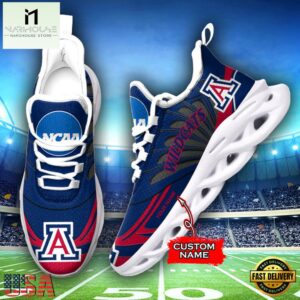 Custom Name Arizona Wildcats Team Sport Max Soul Shoes For Fans
