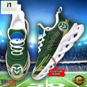 Custom Name Colorado State Rams Team Sport Max Soul Shoes For Fans