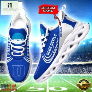 Custom Name Duke Blue Devils NCAA Sport Team Max Soul Shoes