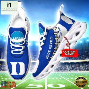 Custom Name Duke Blue Devils Sport Team Max Soul Shoes