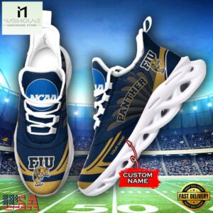 Custom Name FIU Golden Panthers Team Sport Max Soul Shoes For Fans
