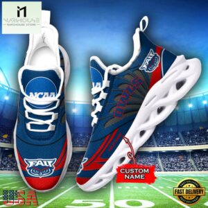 Custom Name Florida Atlantic Owls Team Sport Max Soul Shoes For Fans
