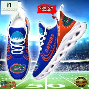 Custom Name Florida Gators NCAA Sport Team Max Soul Shoes
