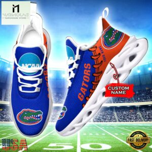 Custom Name Florida Gators Sport Team Max Soul Shoes