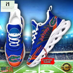 Custom Name Florida Gators Team Sport Max Soul Shoes For Fans