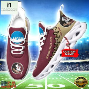 Custom Name Florida State Seminoles Sport Team Max Soul Shoes
