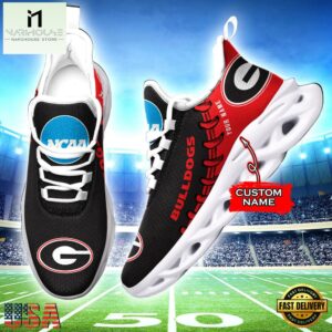 Custom Name Georgia Bulldogs Sport Team Max Soul Shoes
