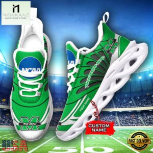 Custom Name Marshall Thundering Herd Team Sport Max Soul Shoes For Fans
