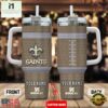Custom Name New Orleans Saints Stainless Steel Tumbler 40Oz Handle For Fans