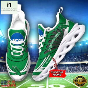 Custom Name NORTH TEXAS MEAN GREEN Team Sport Max Soul Shoes For Fans