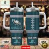 Custom Name Philadelphia Eagles Stainless Steel Tumbler 40Oz Handle For Fans