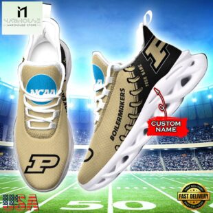 Custom Name Purdue Boilermakers Sport Team Max Soul Shoes