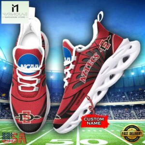 Custom Name San Diego State Aztecs Team Sport Max Soul Shoes For Fans