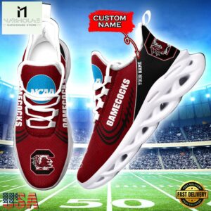 Custom Name South Carolina Gamecocks NCAA Sport Team Max Soul Shoes