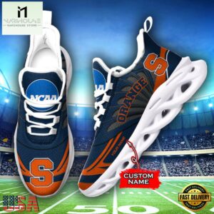 Custom Name Syracuse Orange Team Sport Max Soul Shoes For Fans
