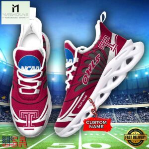 Custom Name Temple Owls Team Sport Max Soul Shoes For Fans