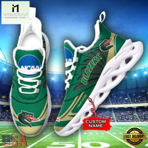 Custom Name UAB Blazers Team Sport Max Soul Shoes For Fans