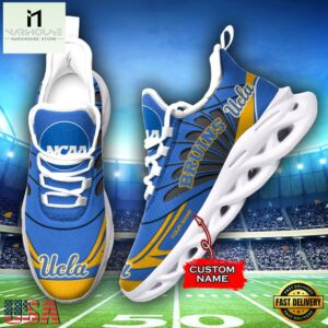Custom Name UCLA Bruins Team Sport Max Soul Shoes For Fans