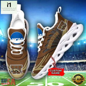 Custom Name Western Michigan Broncos Team Sport Max Soul Shoes For Fans