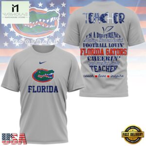 Florida Gators Teacher Pride 2025 Unisex 3D Shirt