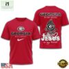 Georgia Bulldogs Jesus In My Heart All Over Print Shirt